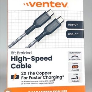 Gray High-Speed USB-C Cable